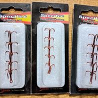 Neu 15 Specitec R 6 Rundbogendrilling Salzwasserrilling Rot Drilling Treble Hook
