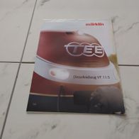 Märklin Faltblatt , Poster Diesel Triebzug VT 11.5/37605
