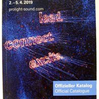 Offizieller Katalog zur Messe Frankfurt: prolight+sound und Musikmesse 2019