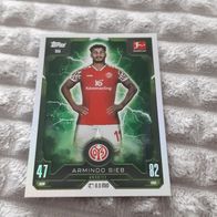 Topps Match Attax Bundesliga 2025/26 Nr. 355 Armindo Sieb (Rising Star) Mainz 05