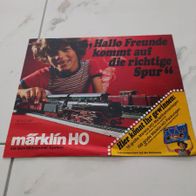 Märklin H0 Broschüre -- "Hallo Freunde kommt auf die richtige Spur"