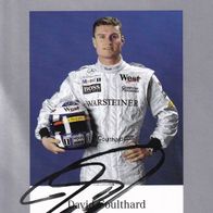Formel 1: David Coulthard - orig. sign. AK (8085)