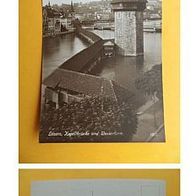 Luzern, Kapellbrücke und Wasserturm - (D-H-Ch85) - Karte Nr. 1011