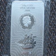 250g Silberbarren Cook Islands Bounty 2017 mit Zertifikat