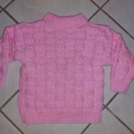 Kinder Pullover Gr. 92 selbst gestrickt