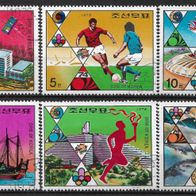 Nordkorea 1523-1528 gestempelt