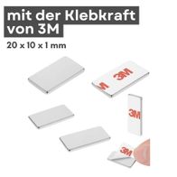 20 x Scheibenmagnet selbstklebend 15 x 1mm, Neodym N35 – hält 0,9 kg 20 x Scheibenmagnet selbstklebend 15 x 1mm, Neodym N35 – hält 0,9 kg