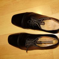 Herren Lederschuhe schwarz Gr 41