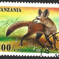 Tanzania Sondermarke " Afrikanischen Raubtiere " Michelnr. 2213 o