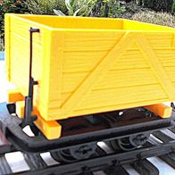 Feldbahn, Kastenlore, gelb, LGB 4044, Spur G, 1:22,5 (1)