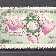 Irak, 1964, Mi. 393, Ingenieur-Konferenz, 1 Briefm., gest.
