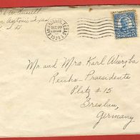 USA Brief gelaufen 1934