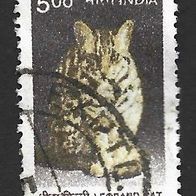 Indien Sondermarke " Tigerkatze " Michelnr. 1759 o