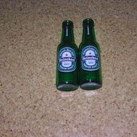 2 LEERE Flaschen KLEIN 0,15 l Heineken Partykeller PARTY KELLER