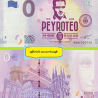 0 Euro Schein Fernando Peyroteo MEBF 2018-1 offiziell ausverkauft Nr 1110