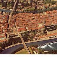 AK Bern - Altstadt mit Münster Luftaufnahme Riesenkarte