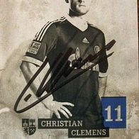 Christian Clemens - Schalke 04 -- Originalautogramm aus Privatsammlung -al-