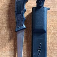 Neu! Filetiermesser Herbertz Länge: 16,5cm 88g Schwarz Anglermesser Messer Etui