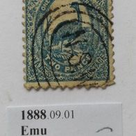 1888- „Emu”- one of the first Australian stamps (Mi AU- NS 64)