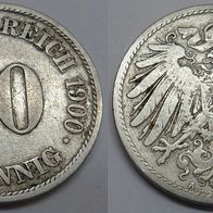 10 Pfennig 1900 (A) ## S7