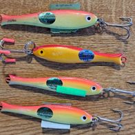 Neu! 4 Seacor Pilker Vegas Cormoran Rot Gelb 60g Meer Hochsee Dorsch Meer Köder