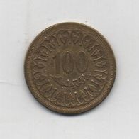 Münze Tunesien 100 Millim 1960