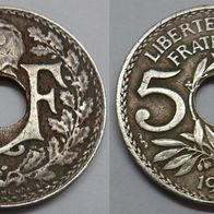 Frankreich 5 Centimes 1919 ## S7