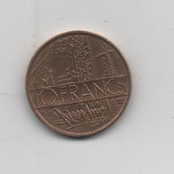 Münze Frankreich 10 Francs 1976