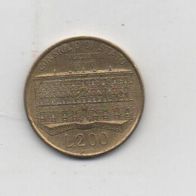 Münze Italien 200 Lire 1990