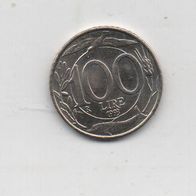 Münze Italien 100 Lire 1993