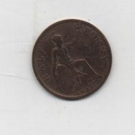 Münze England Half Penny 1928