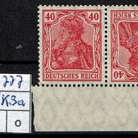 Los H21777: Deutsches Reich Mi. K 3 a * *