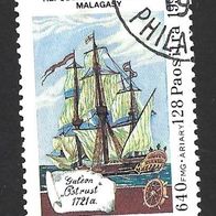 Madagasgar Sondermarke " Segelschiffe " Michelnr. 1320 o