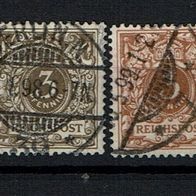 Los H21871: Deutsches Reich Mi. 45, gest., div. Farben