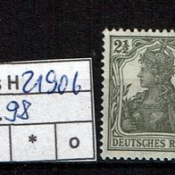 Los H21906: Deutsches Reich Mi. 98 * *