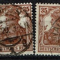 Los H21915: Deutsches Reich Mi. 103, gest., div. Farben