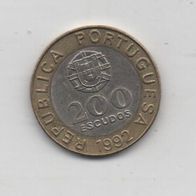 Münze Portugal 200 Escudos 1992