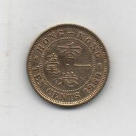Münze Hong Kong 10 Cent 1968