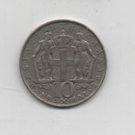 Münze Griechenland 10 Drachmen 1968