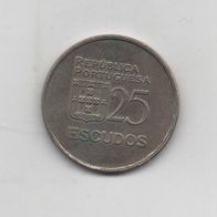Münze Portugal 25 Escudos. 1985