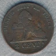 Belgien 2 Centimes 1857