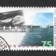 Holland Sondermarke " Fertigstellung Deltawerke " Michelnr. 1306 o