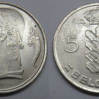 Belgien 5 Franc 1975 "Belgique" ## Be2