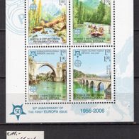 Bosnien Serbische Republik 2005 50 Jahre Europamarken Blockausgabe 13 A postfrisch