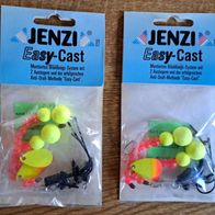 Neu 2 Jenzi Easy Cast System Brandungsvorfach Meeres Hochsee Gelb