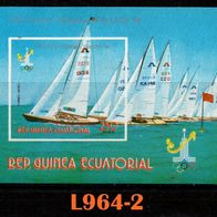 L964-2 Äquatorialguinea MiNr. Block 288 -Olymp. Sommerspiele 1980 - * * postfrisch