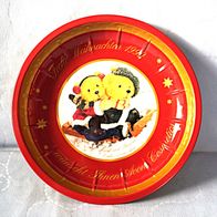 Weihnachtsteller 1999 Frohe Weihnachten wünscht Ihnen Avon ca 26 cm Ø Sammlerstück