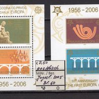 Jugoslawien 2005 50 Jahre Europamarken (2006) Blockausgabe 60 postfrisch