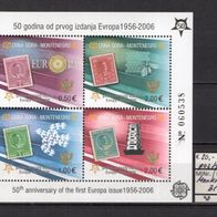 Montenegro 2006 50 Jahre Europamarken Blockausgabe 2 A postfrisch