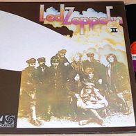 Led Zeppelin II, Red/Plum Atlantic Label UK 1st Press - Top! (mit Autogramm)